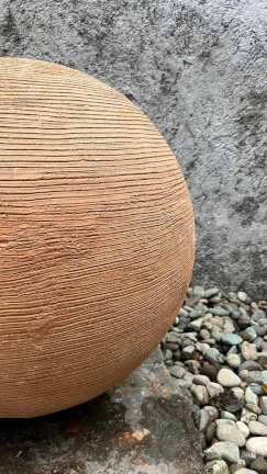 Jarrón Esfera Rayada - Image 3