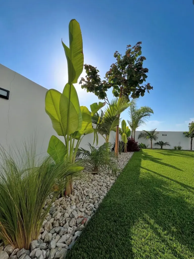 Jardín lateral